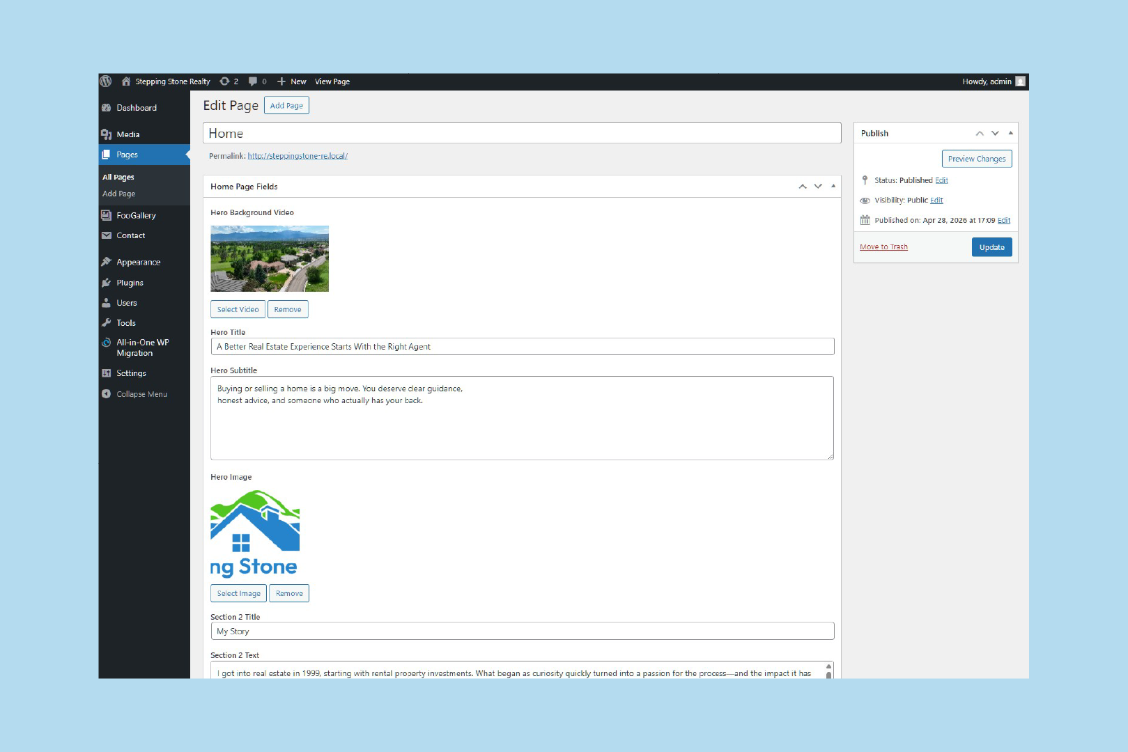 Stepping Stone Realty Optimization